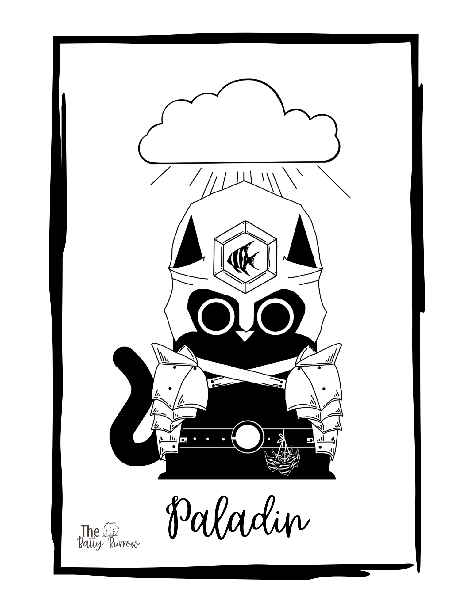 Paladin - D&D Class Kitten